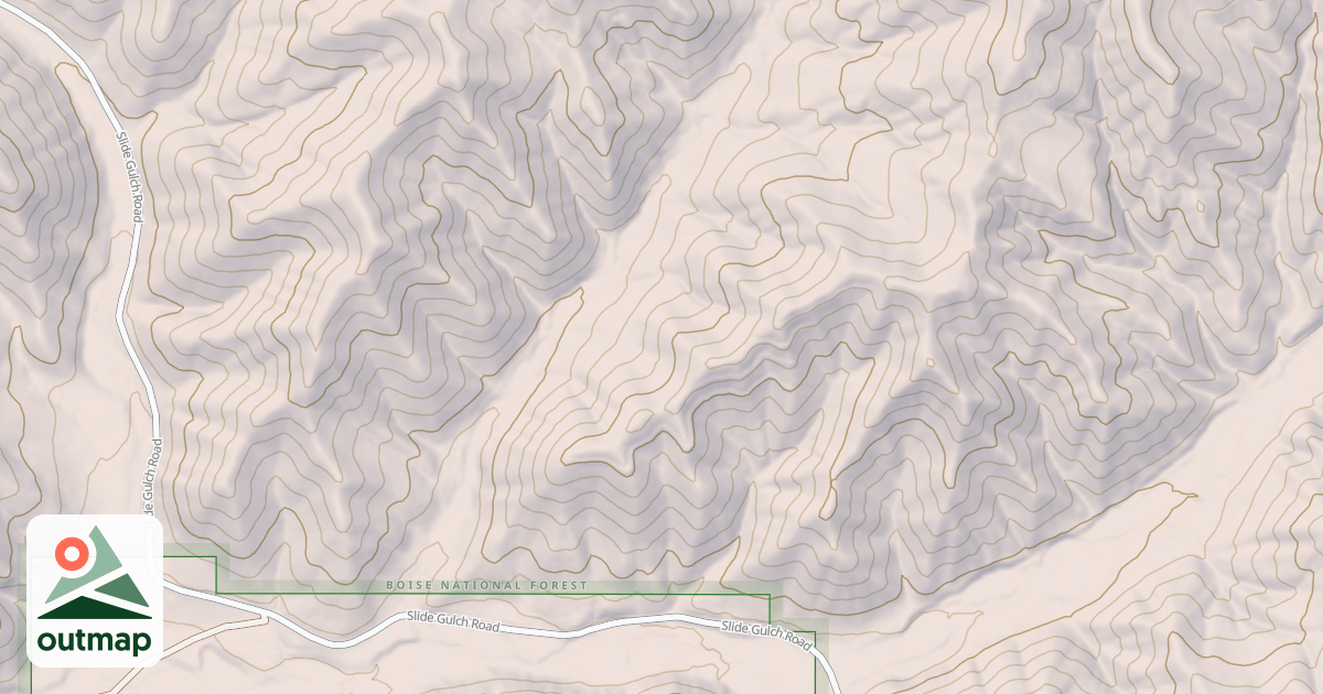 Map of Corral Creek