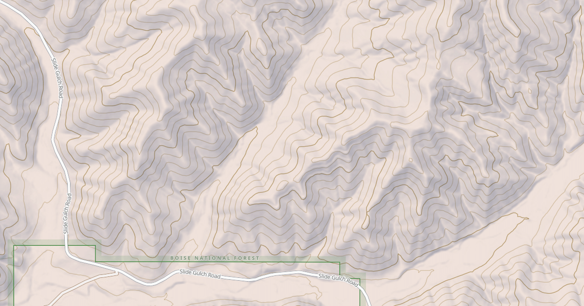 Map preview of Corral Creek