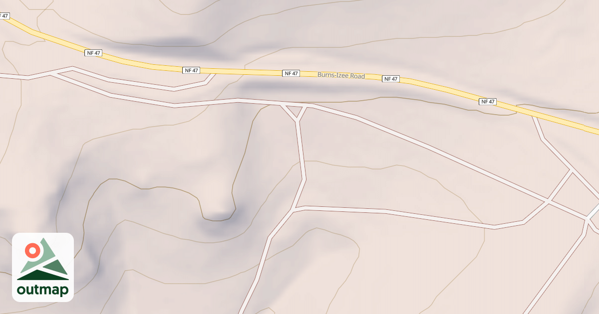Map of Radar Hill OHV Trails
