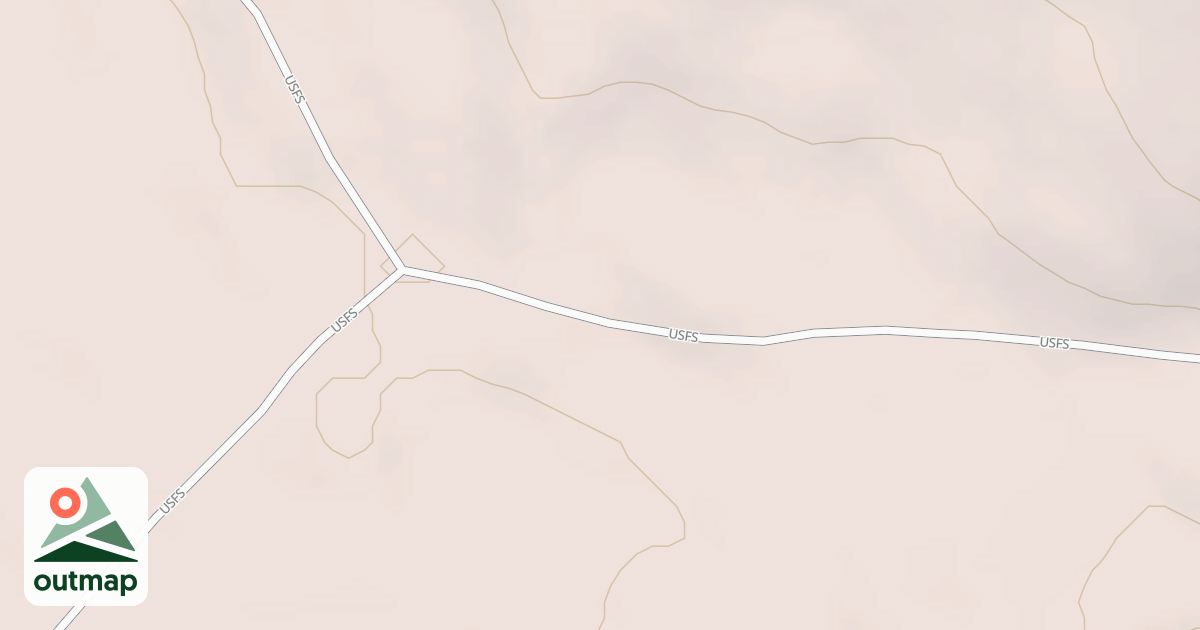 Map of Twin Lakes Road