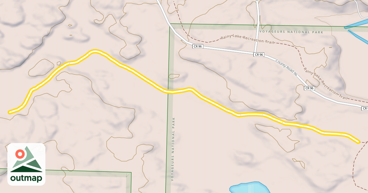 Map of Tilson Connector Trail