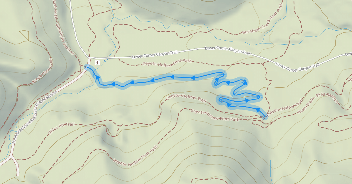 Map preview of Rush Trail - Dreamline Section