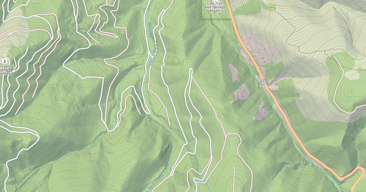 Map preview of (FDR) WEST FORK CAMP CREEK