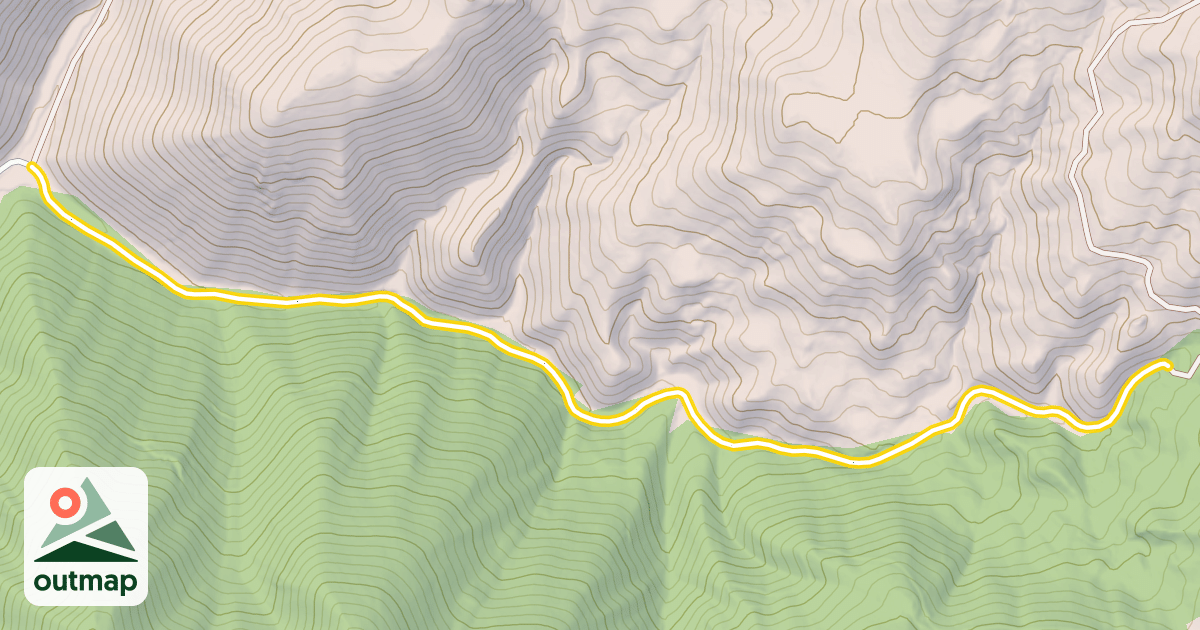 Map of National Forest Development Road 115