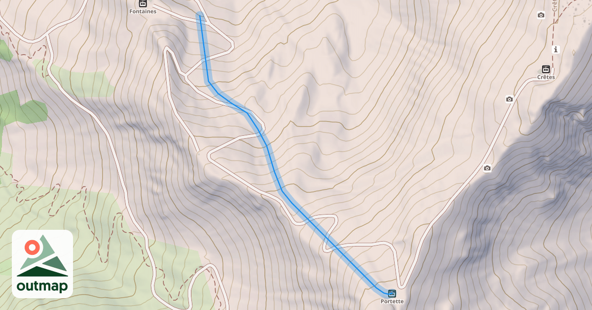 Map of Gentianes