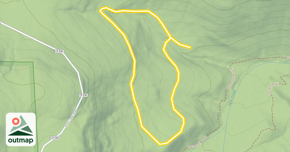 Map of Telemark Loop