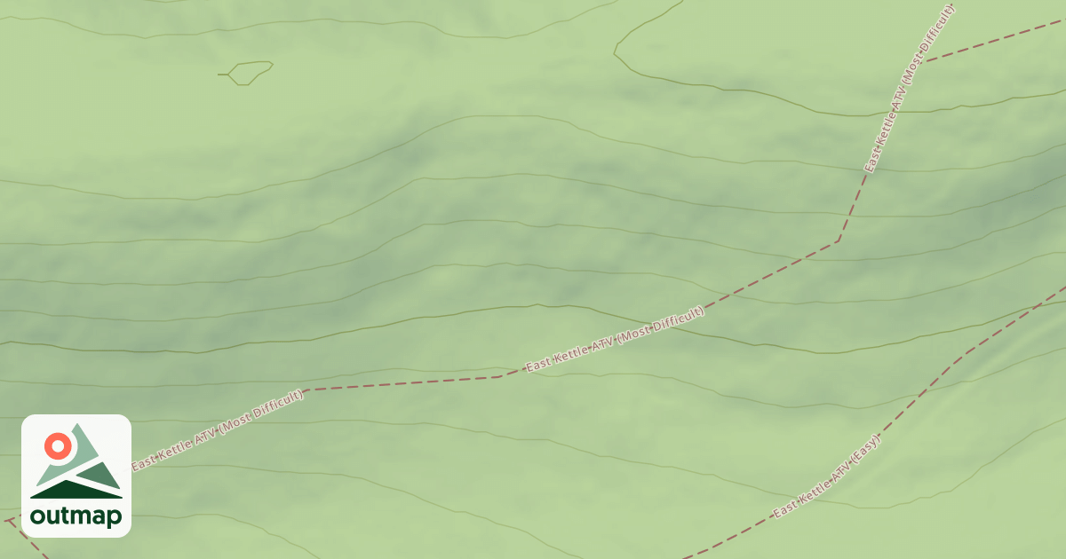 Map of East Kettle ATV Trail System