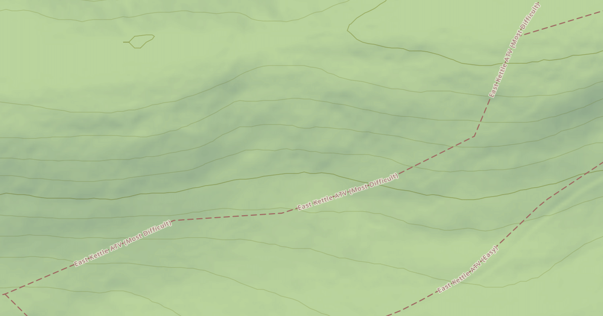 Map preview of East Kettle ATV Trail System