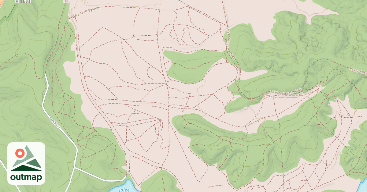 Map of Orv Trail System