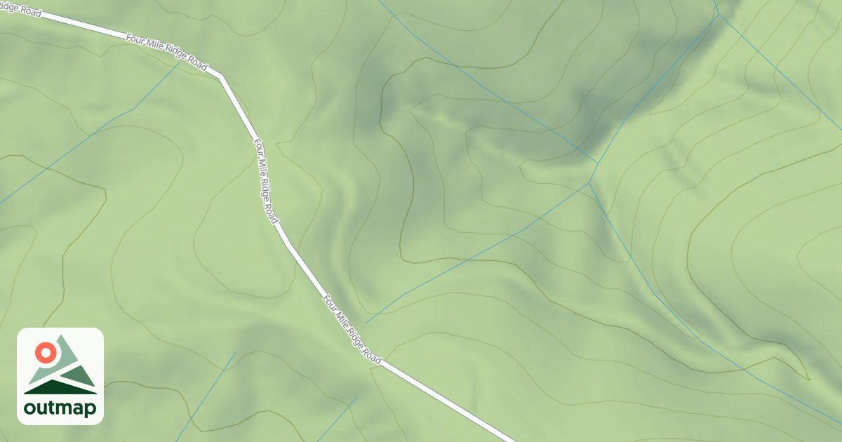 Map of FOUR MILE RIDGE SPUR C
