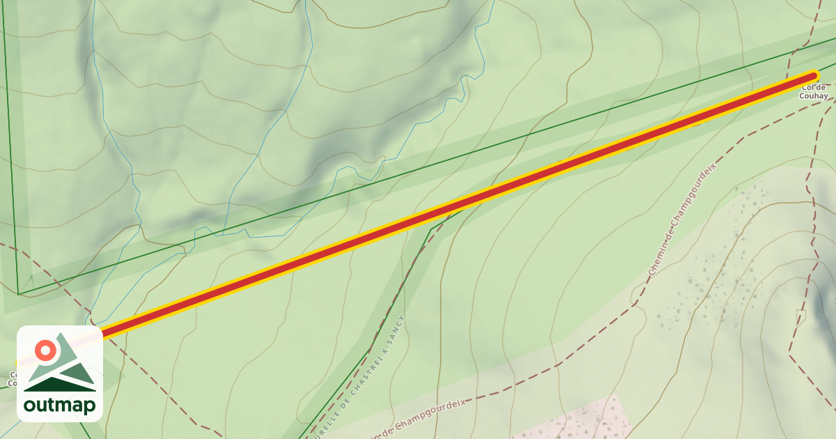 Map of Col de Couhay