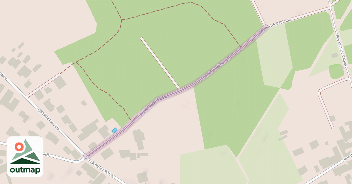 Map of Chemin rural du Bois