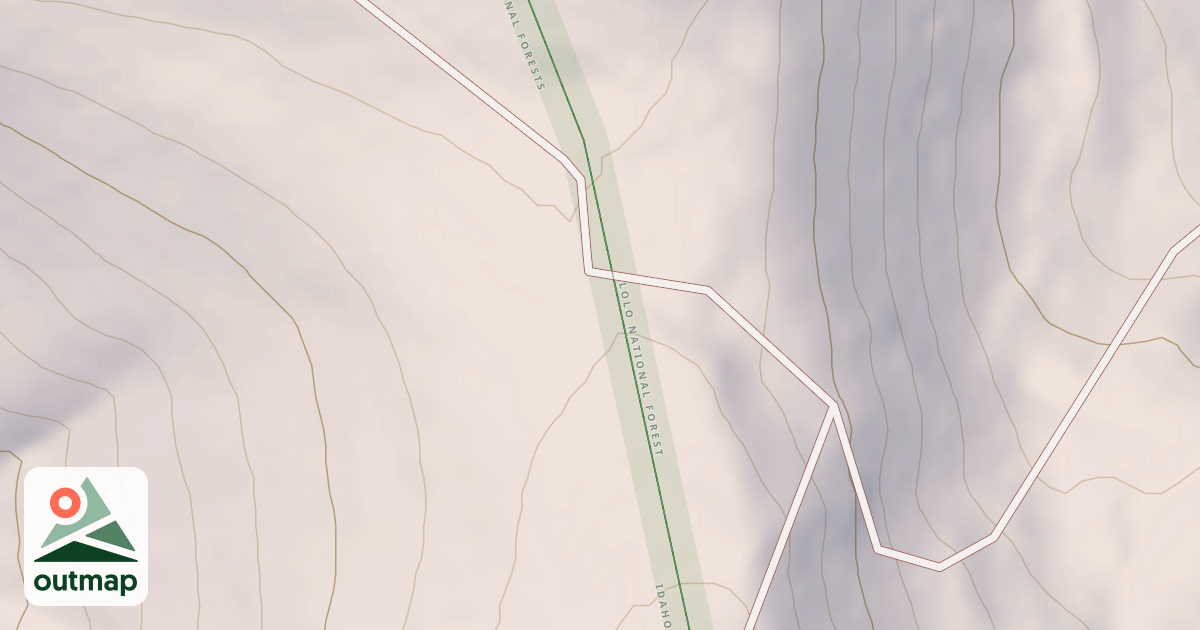 Map of Chipmunk Creek