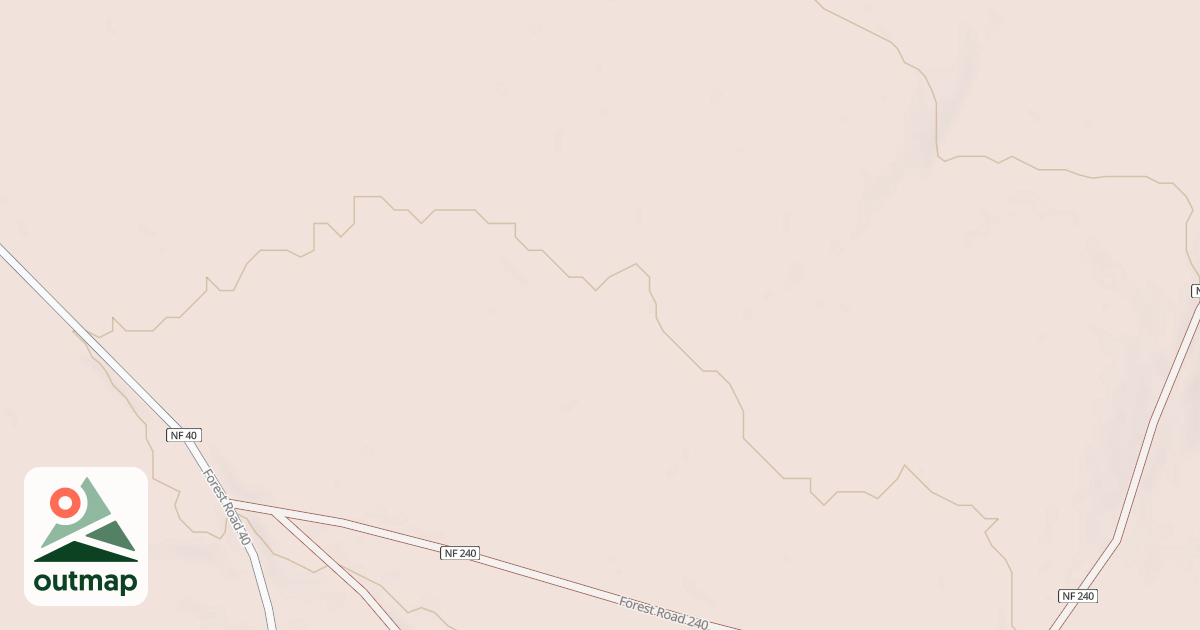 Map of USFS Motor Vehicle Use Map Roads {F38FDCE4-3045-4ED6-A470-1ED1930484C7}