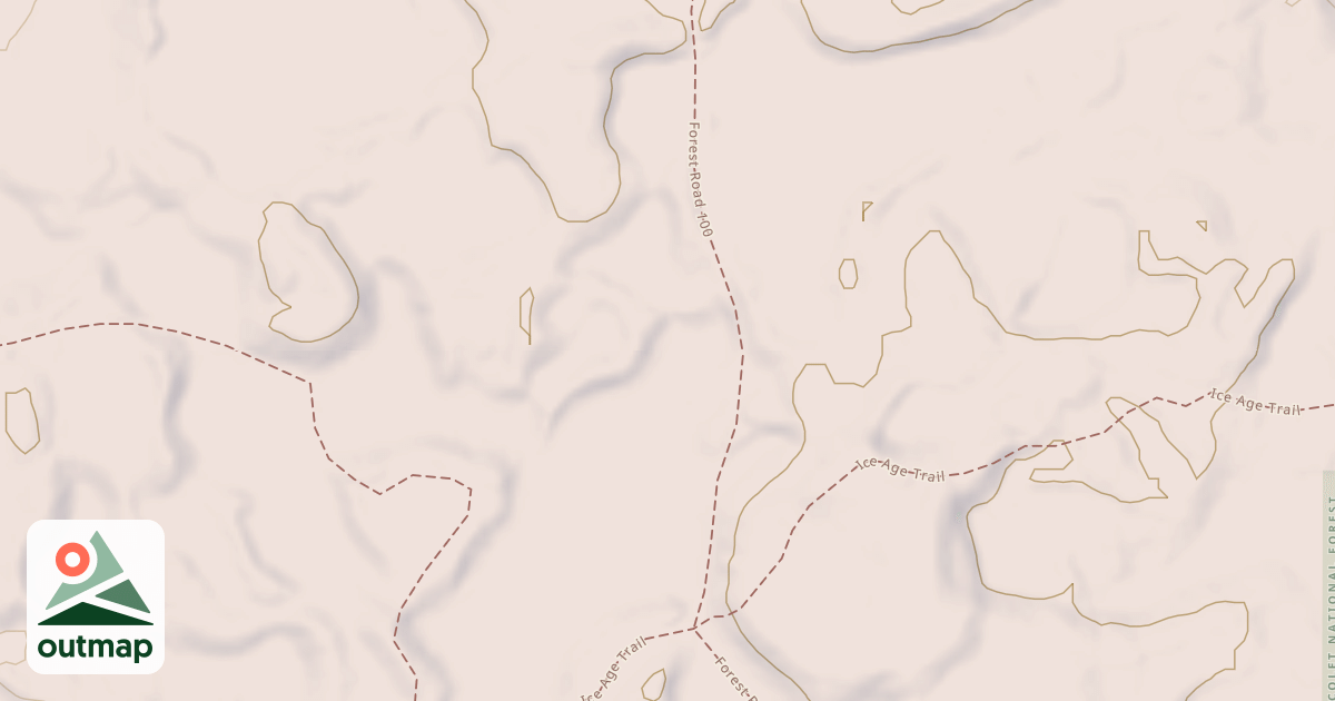 Map of FR 100