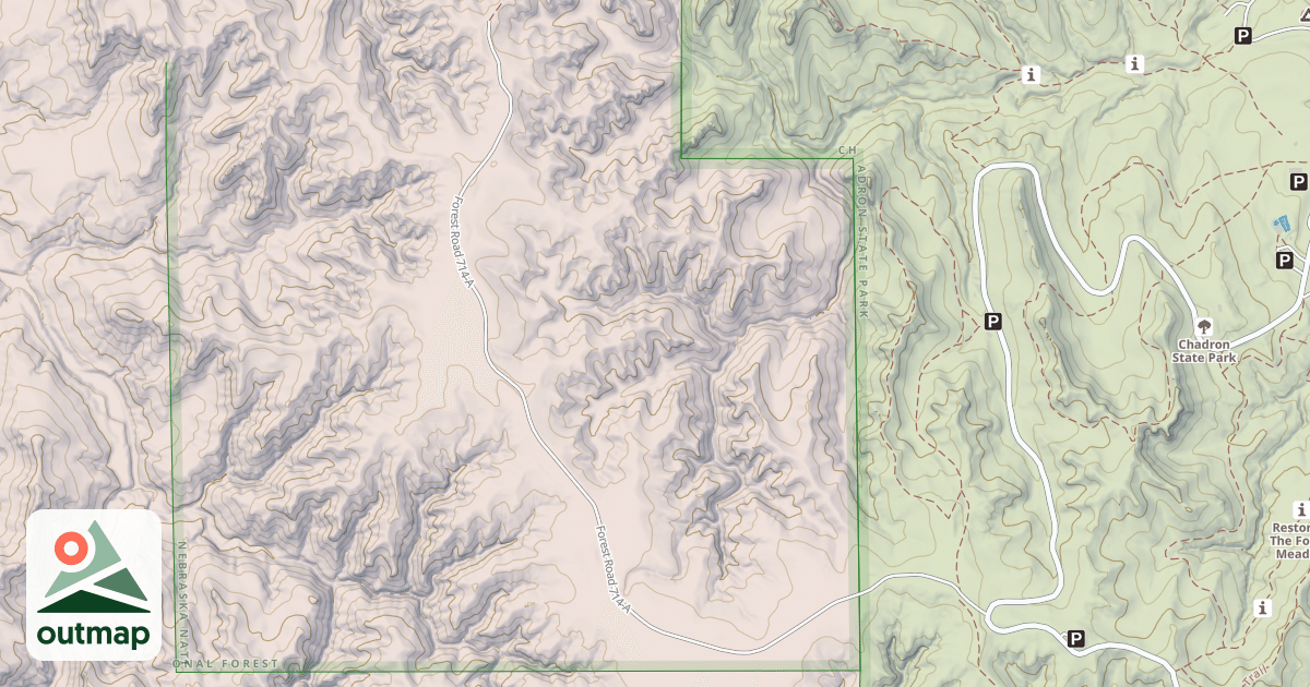 Map of BLACKHILLS OVERLOOK
