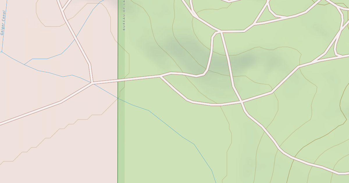 Map preview of BLM National GTLF Public Motorized Roads 677e57f0-9484-4e3b-ac16-ed9a1547441b