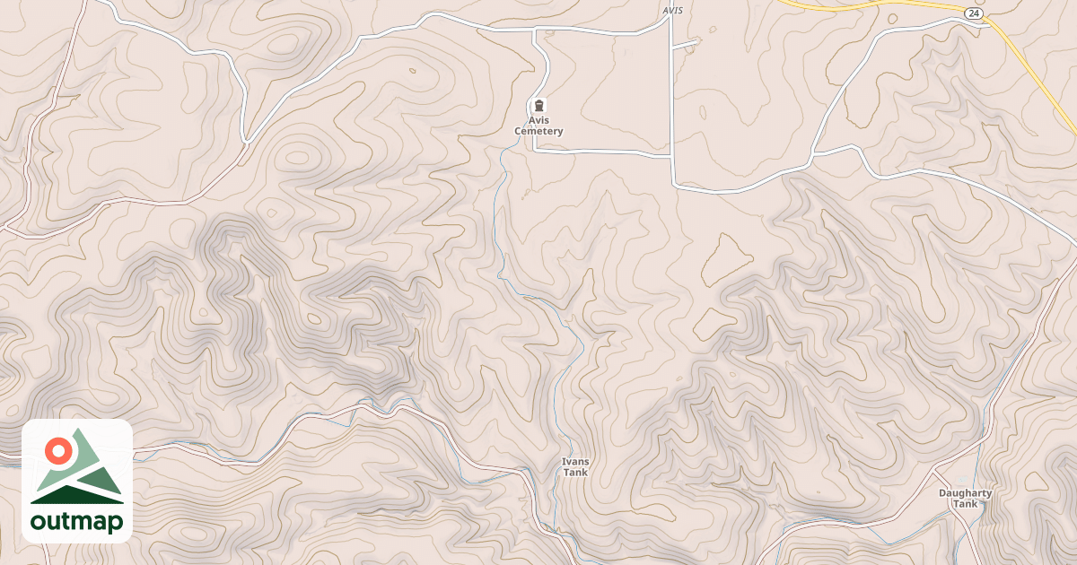 Map of IVANS TANK
