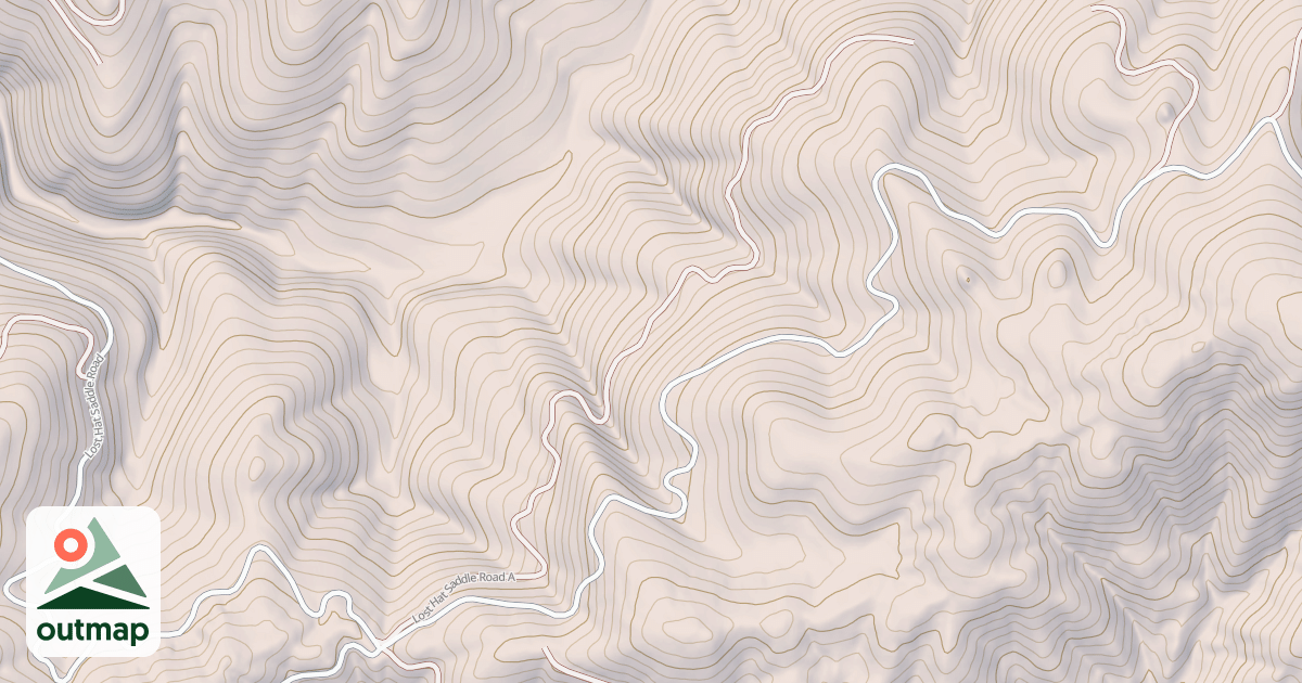Map of LOST HAT SADDLE A