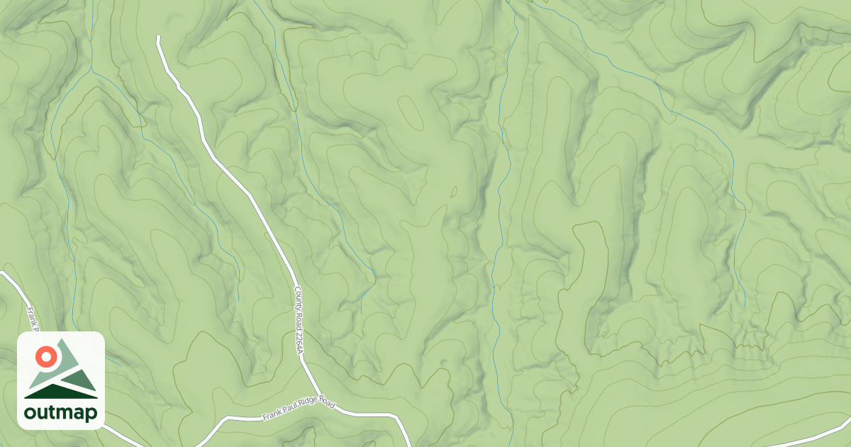Map of FRANK PAUL RIDGE SPUR A
