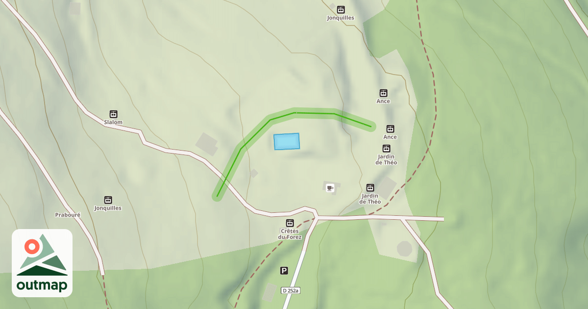 Map of L'Ecureuil