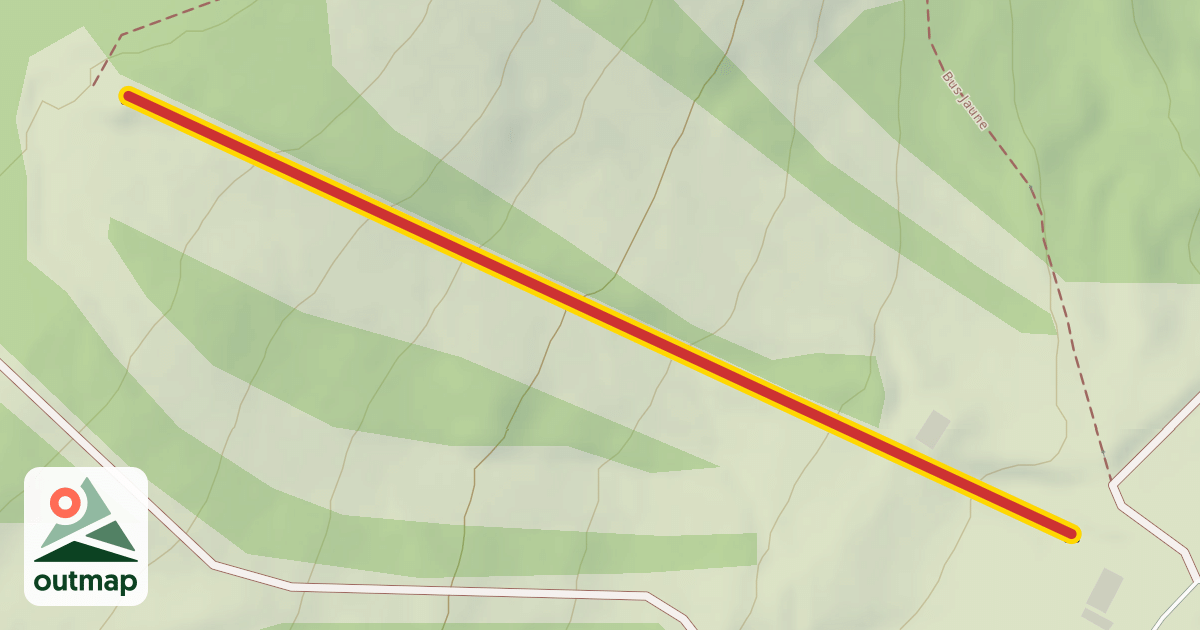 Map of Téléski secteur débutant