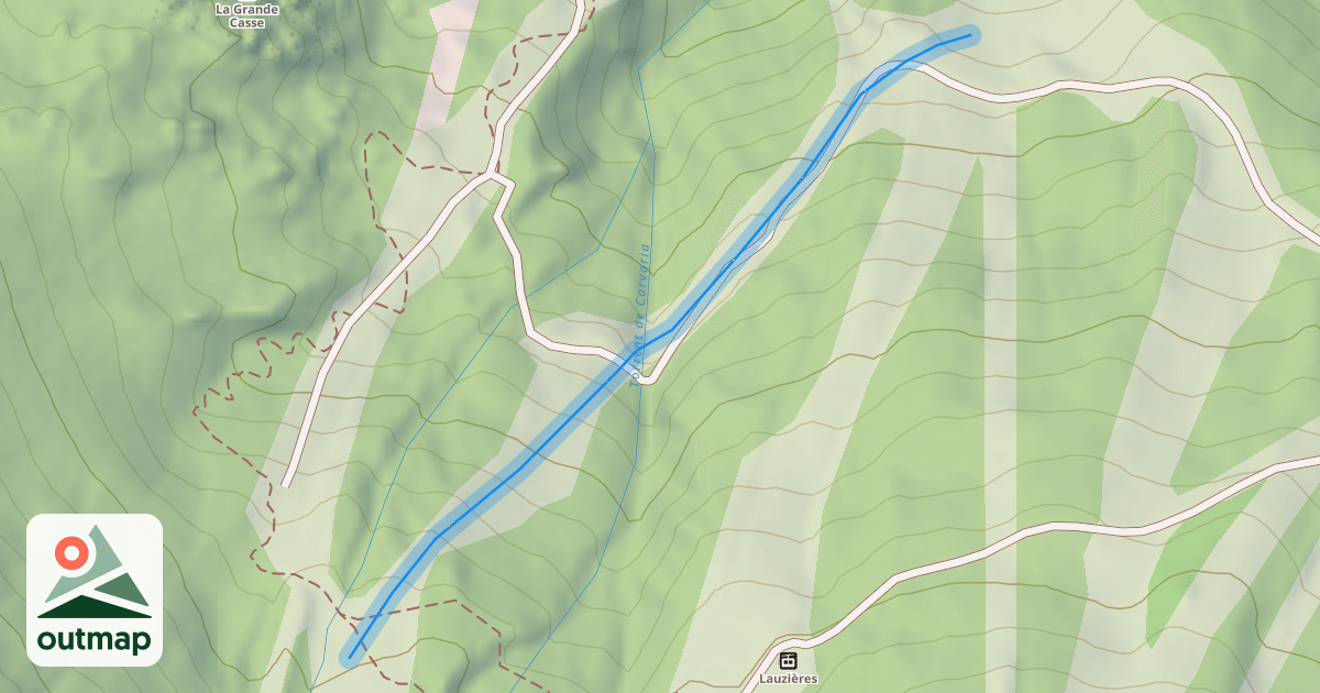 Map of Bretelle Corvaria