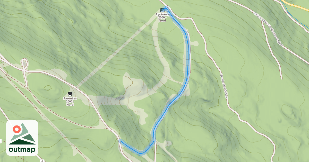 Map of Perce Neige