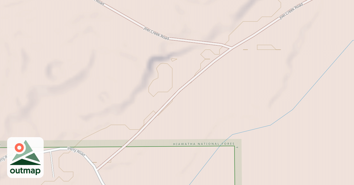 Map of JOEL'S CREEK SPUR D