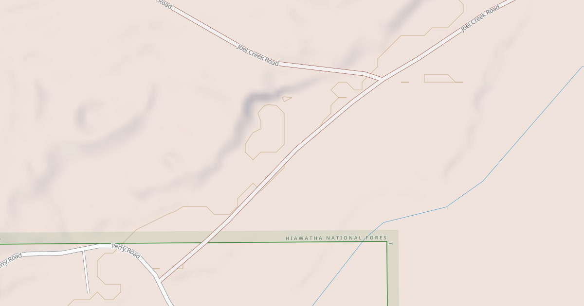 Map preview of JOEL'S CREEK SPUR D
