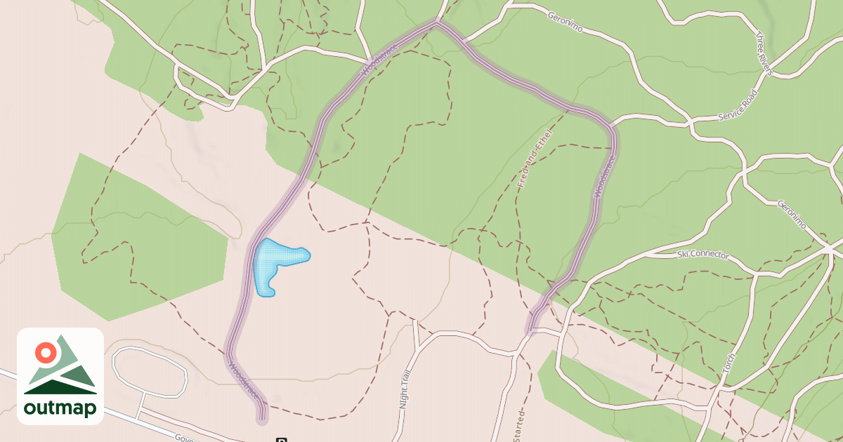 Map of Woodstrace