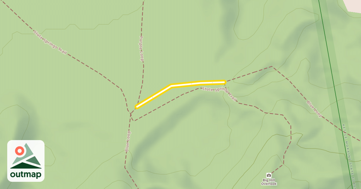 Map of Blue Loop