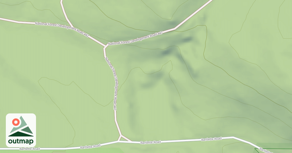 Map of BARTLETTE SPUR A
