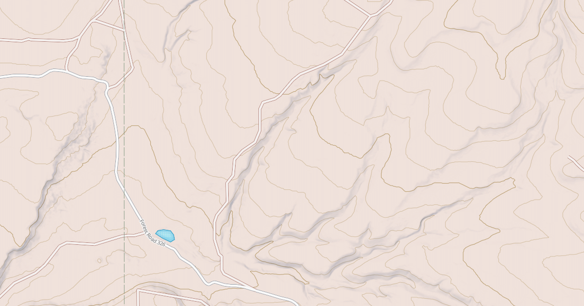 Map preview of USFS National Forest System Roads {199B6425-E852-4B6B-B7CD-86D031A6FBB6}