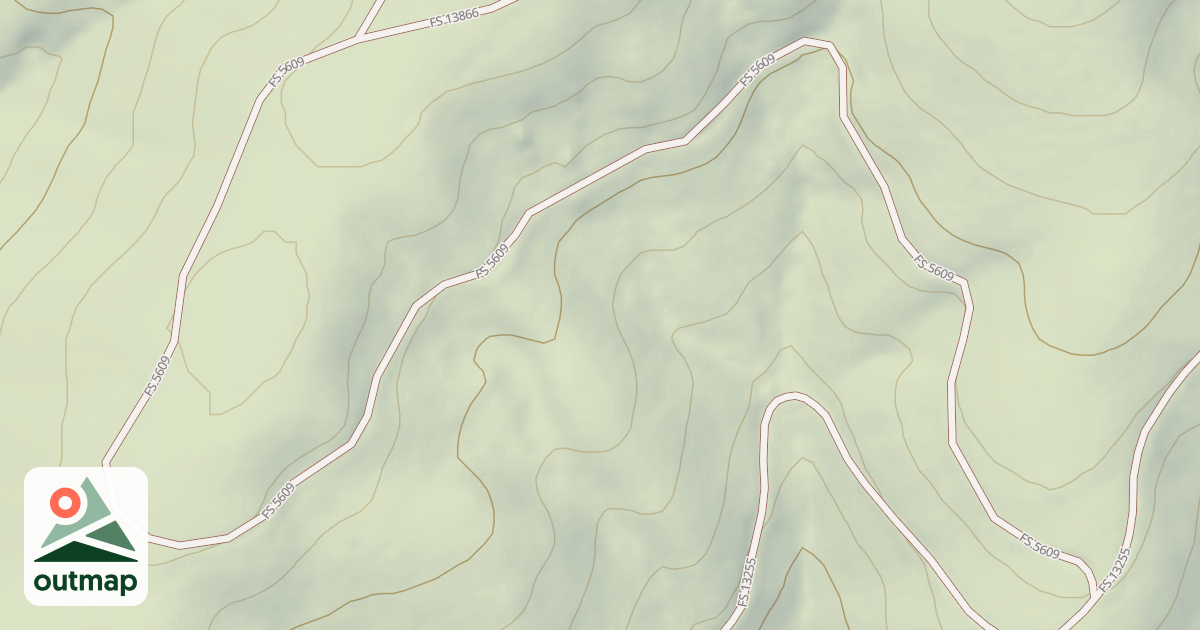 Map of (FDR) MINE CUT-ACROSS