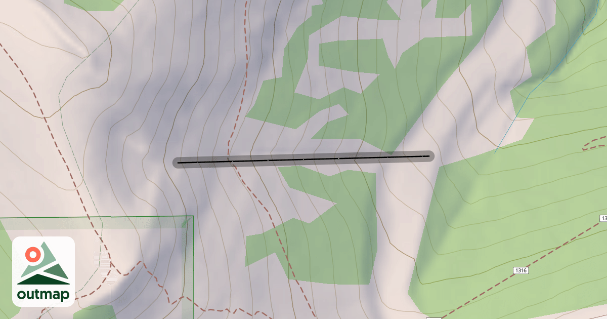 Map of Renny's Ridge