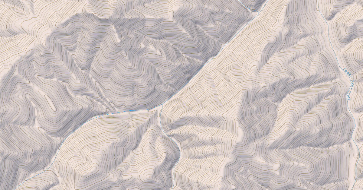 Map preview of Placer Gulch