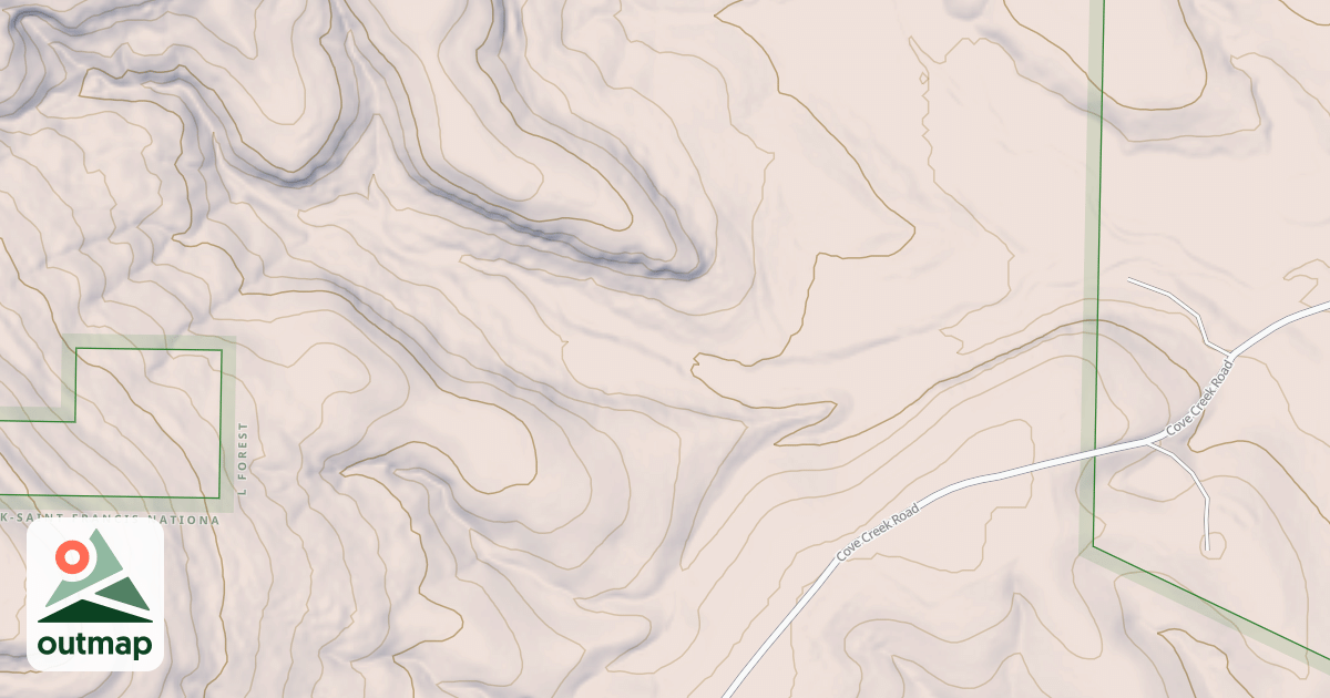 Map of TOM JACK HOLLOW