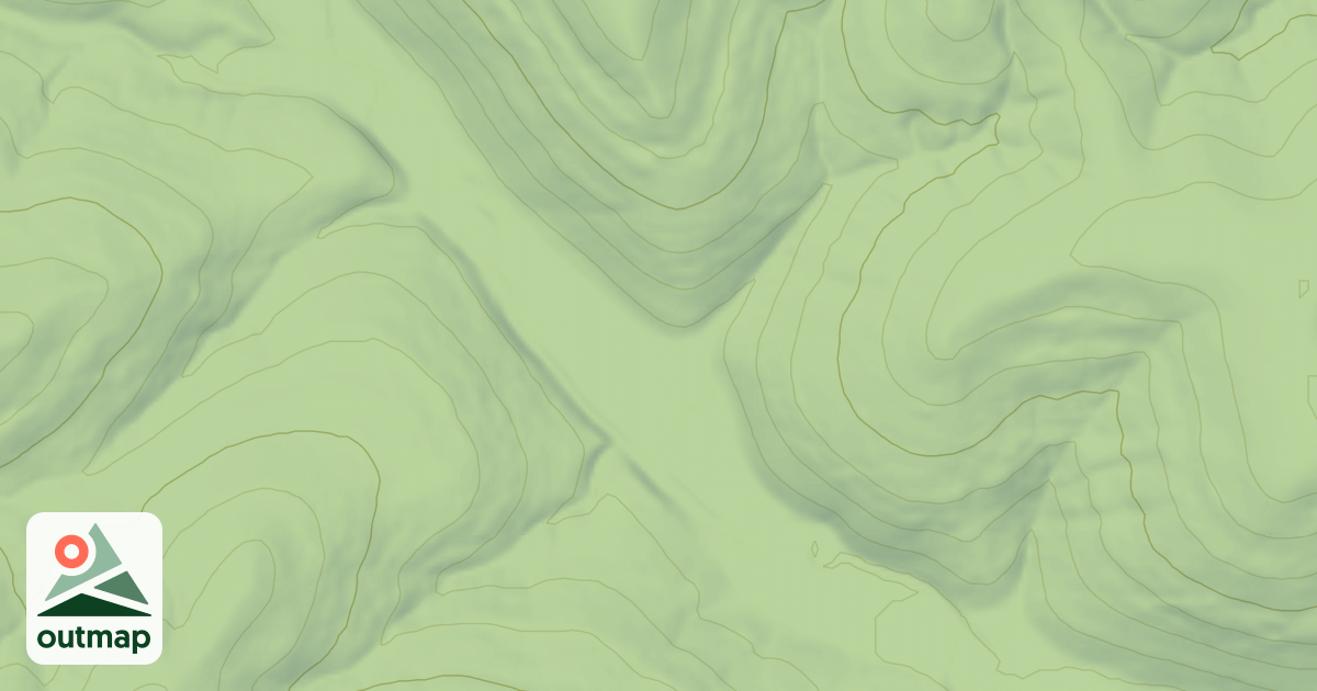 Map of BARBER'S CREEK SPUR A