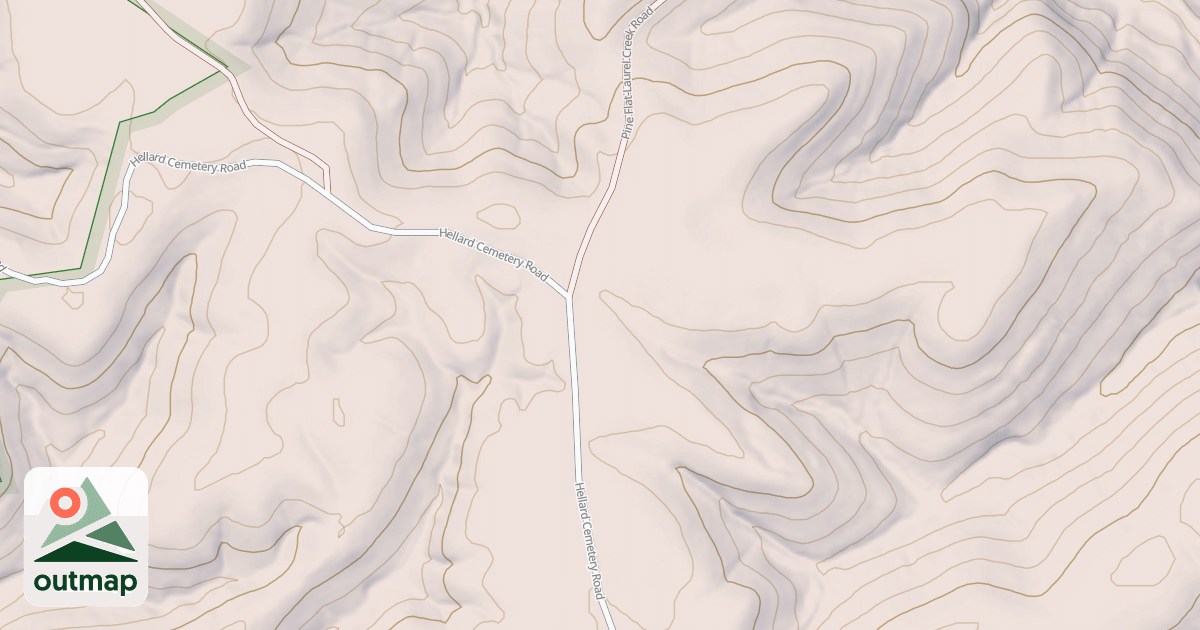 Map of PINE FLAT
