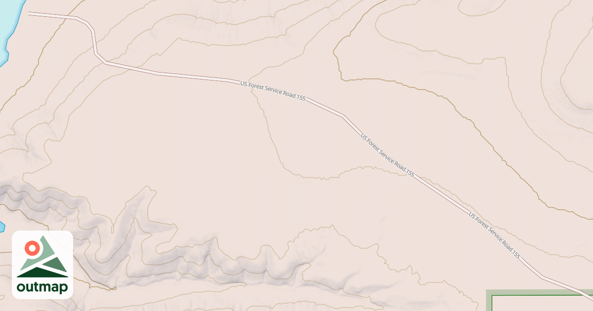 Map of EAST BUCKBOARD NORTH