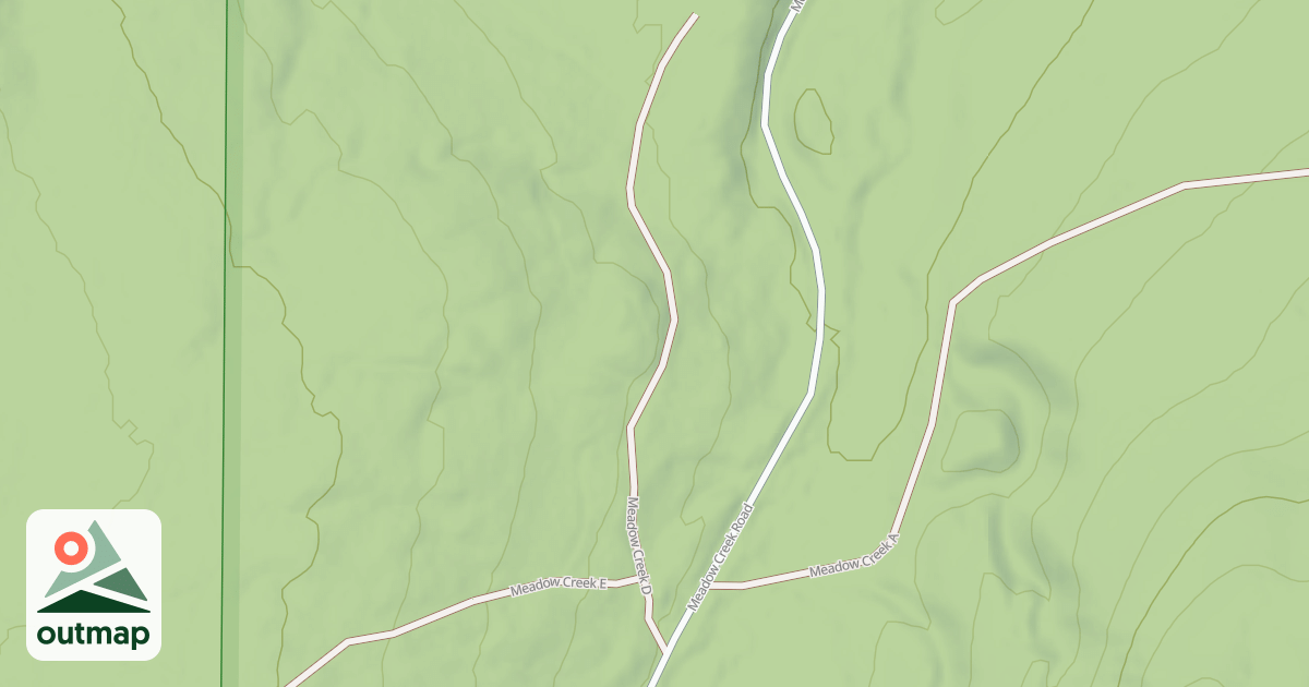 Map of MEADOW CREEK D