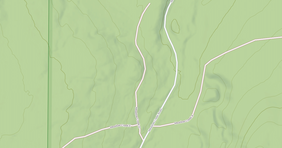 Map preview of MEADOW CREEK D