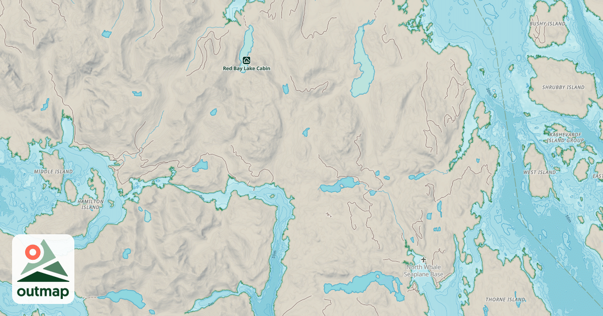 Map of NORTH PRINCE OF WALES ROAD