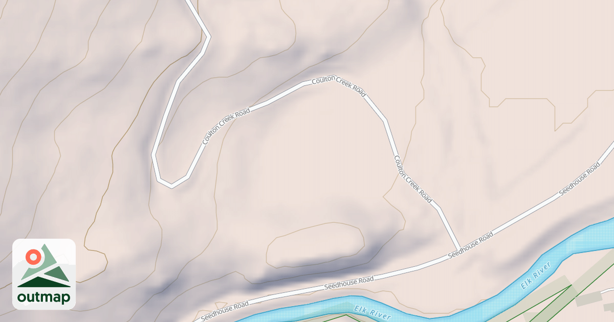 Map of COULTON CREEK