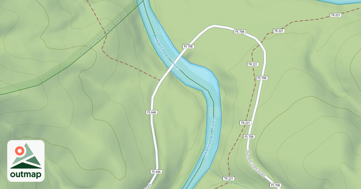 Map of BURRELLS FORD PARKING