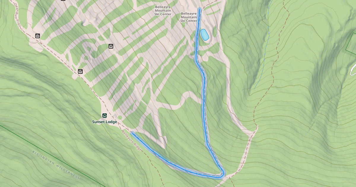 Map preview of Roaring Brook
