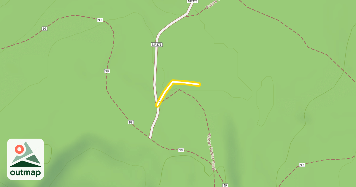 Map of Lake - Tower Tie Trail