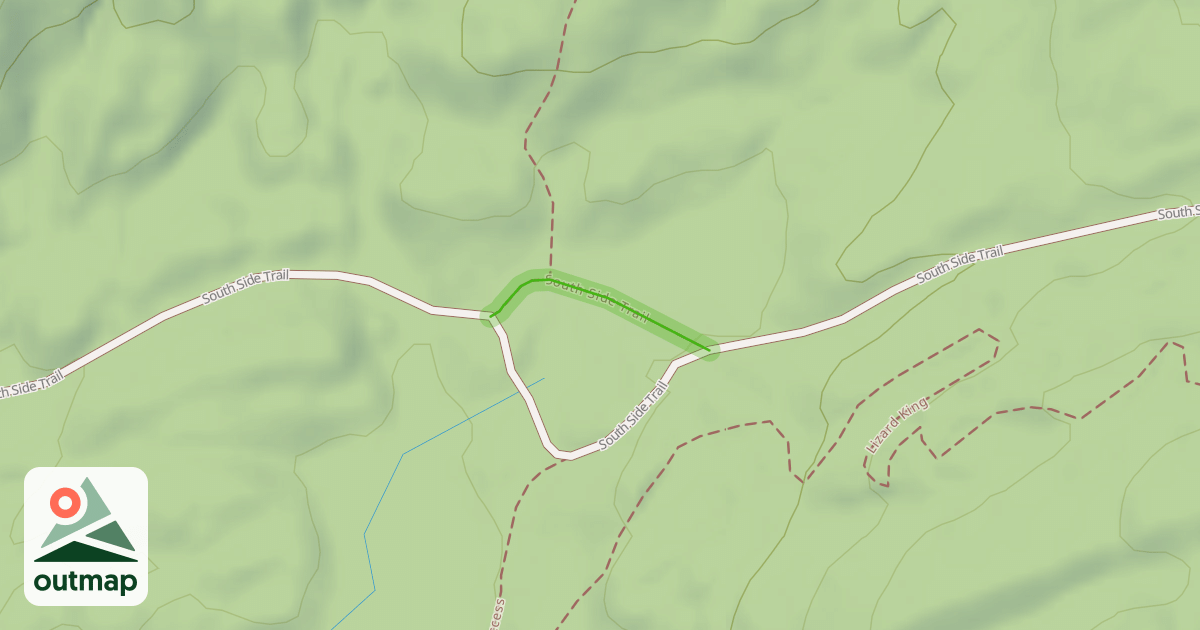 Map of South Side Trail