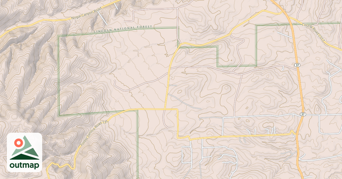 Map of MESA BARN